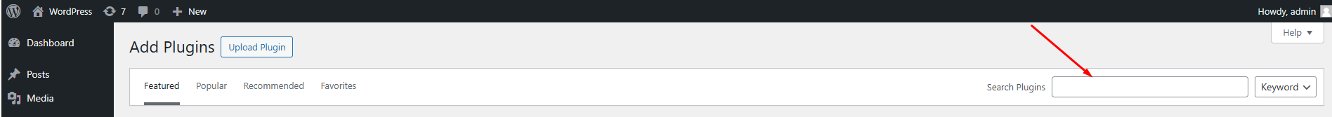 Search for the Plugin