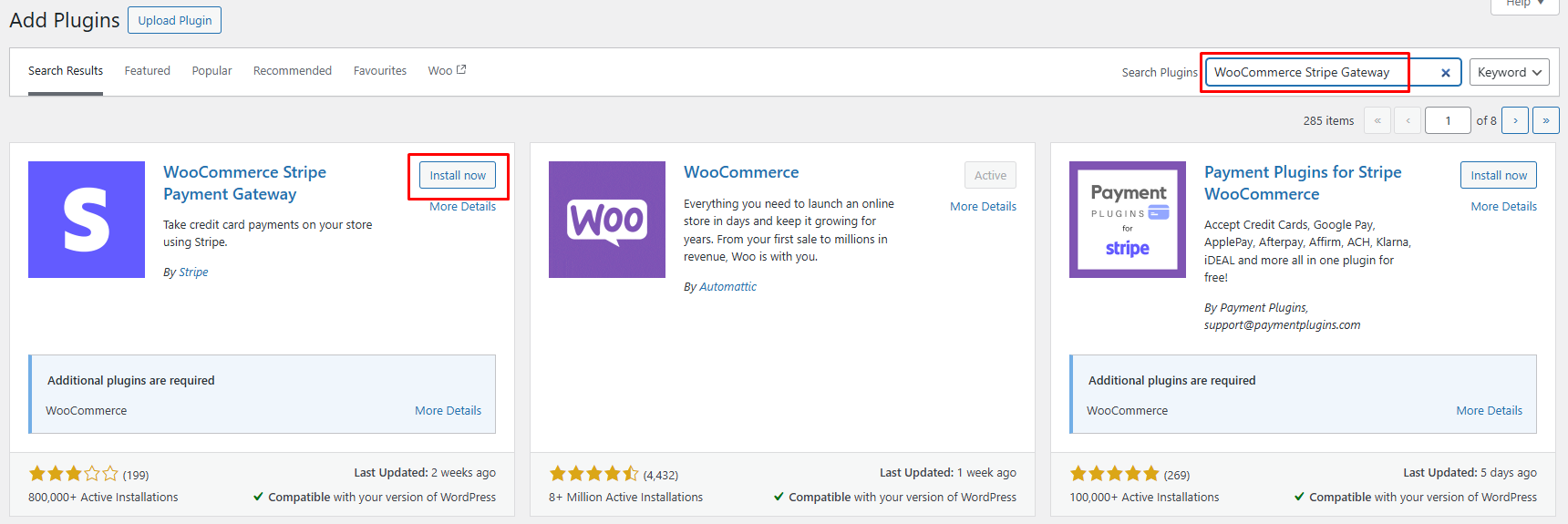 WooCommerce plugin